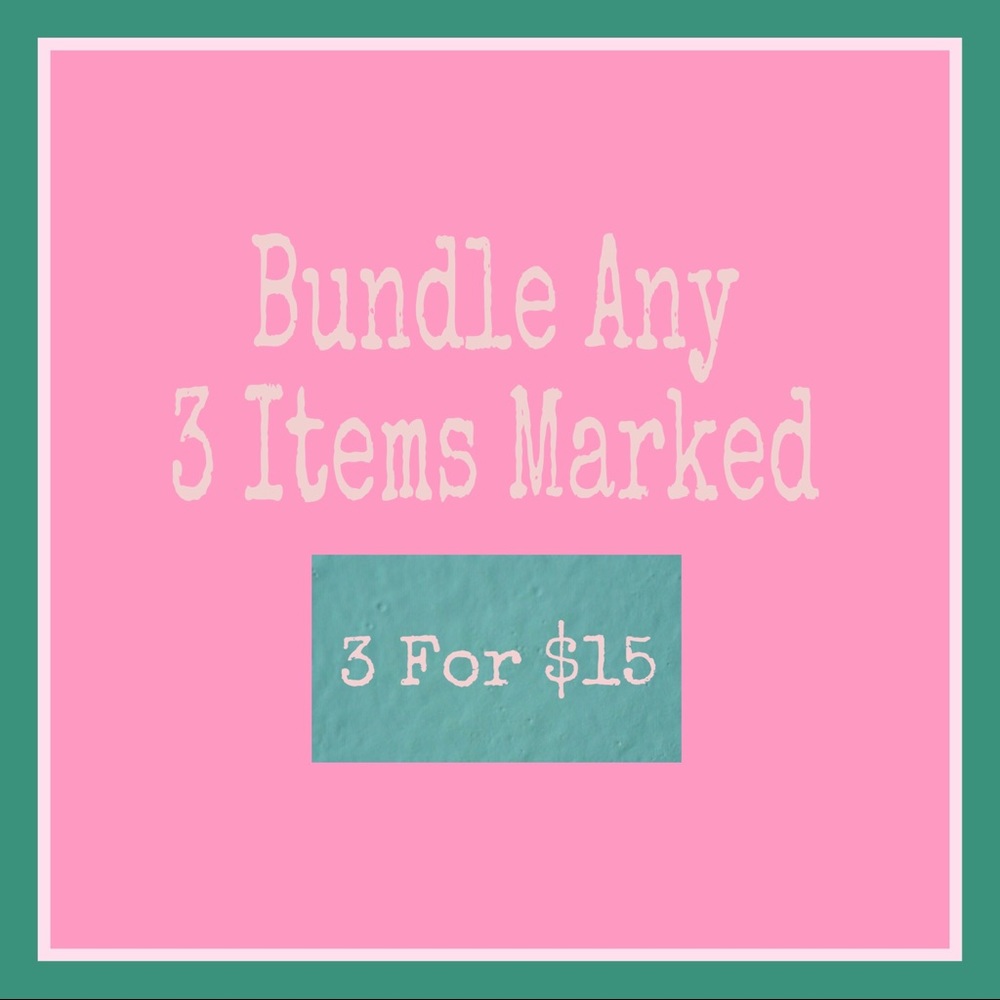 Lots of items 3/$15